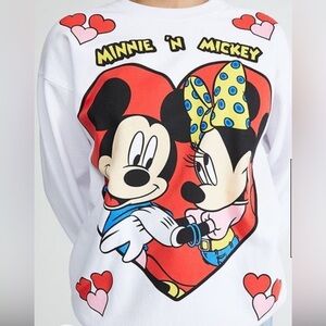 Disney Mickey and Minnie sweetheart Valentine’s Day crewneck